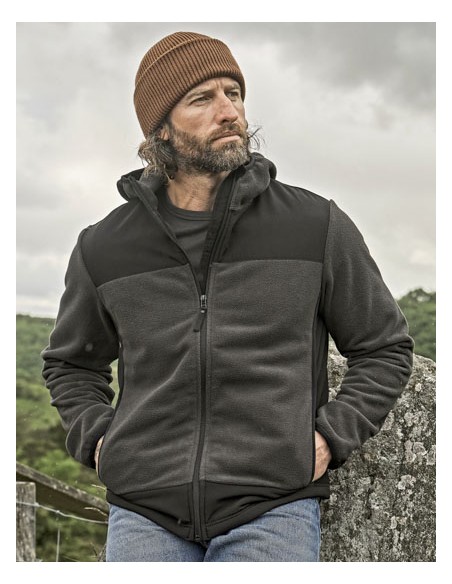 TEE-9124-Mountain Hooded Fleece 2